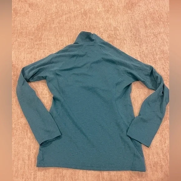 Patagonia Women's Capilene 3 Midweight Zip Neck Teal Crew Top X Small - Picture 5 of 5